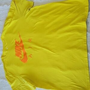 The Nike Tee Nike Air XXL Bright Yellow With Orange EUC